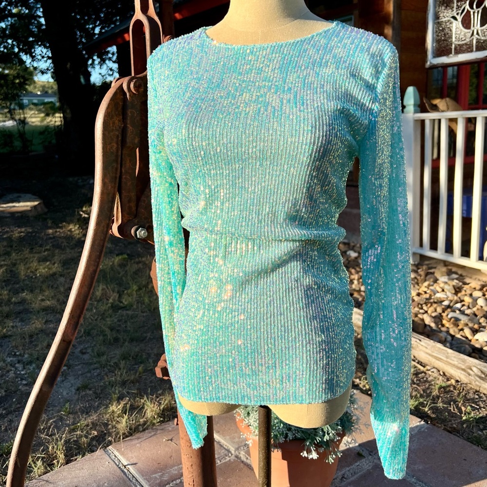 Free People ‘Intimately’ Baby Sequin Tee